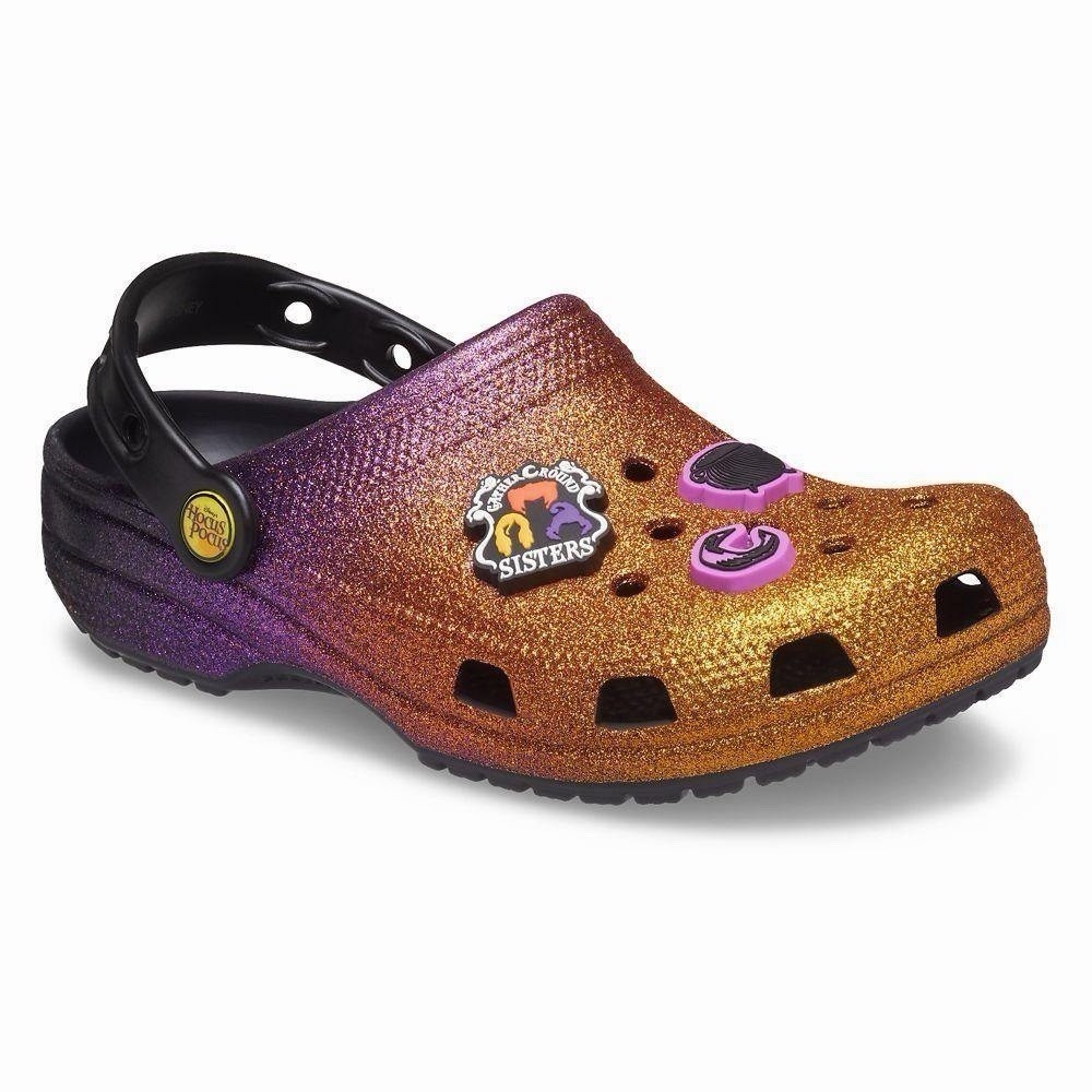 Disney Parks Hocus Pocus Halloween Clogs For Adults By Crocs Size 5M / 7W New - Picture 3 of 6